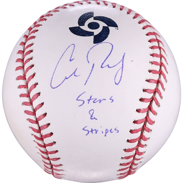 Junior Caminero Signed Autographed Baseball - Fanatics AUTH on