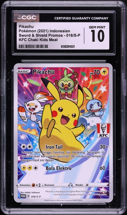 1997 Pokemon Japanese Topsun Holofoil Pikachu #25 PSA 10 GEM MINT