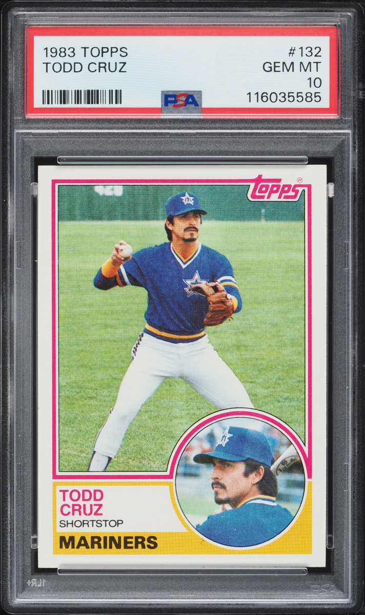 1983 Topps Todd Cruz #132 PSA 10 GEM MINT
