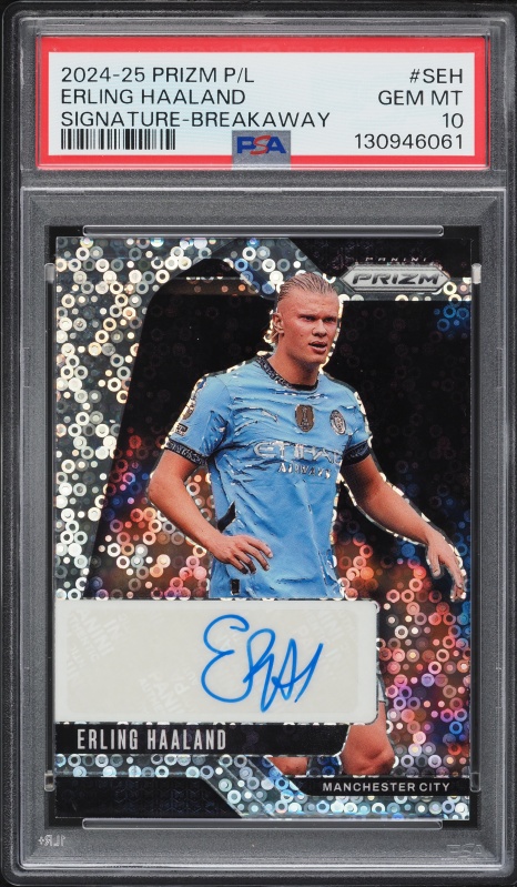 PANINI PRIZM ERLING HAALAND auto 直筆サイン PANINI PRIZM ERLING HAALAND auto 直筆サイン - メルカリ
