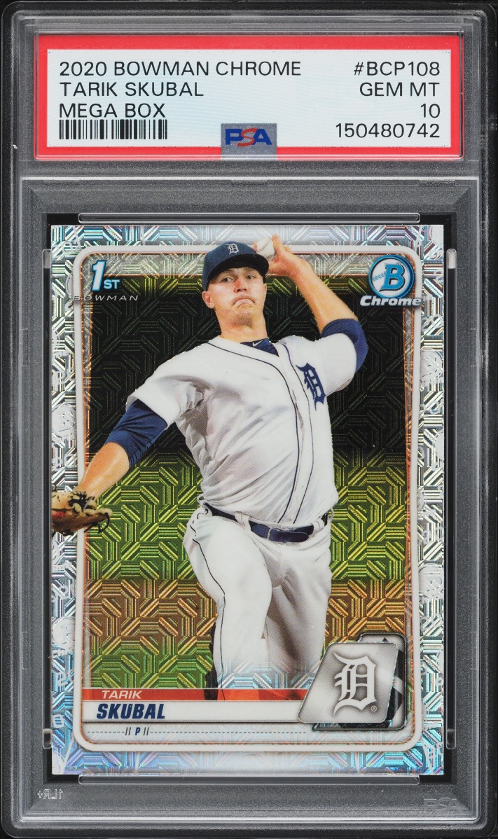 2020 Bowman Chrome Mega Box Tarik Skubal PROSPECT #BCP-108 PSA 10 GEM MINT