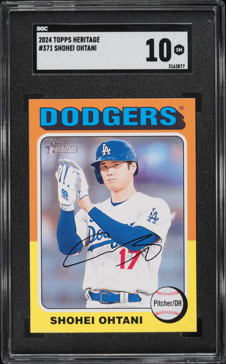 2024 Topps Heritage Shohei Ohtani #371 SGC 10 GEM MINT