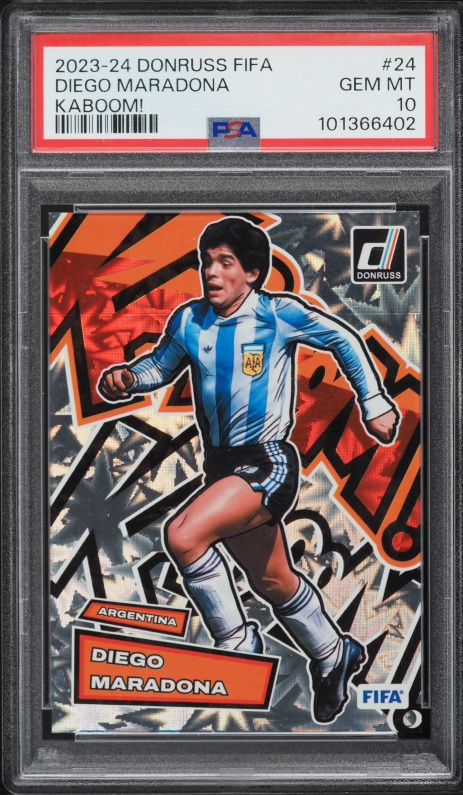 1977 Futbol Discs Soccer Diego Maradona ROOKIE #11 PSA 1.5 PR on