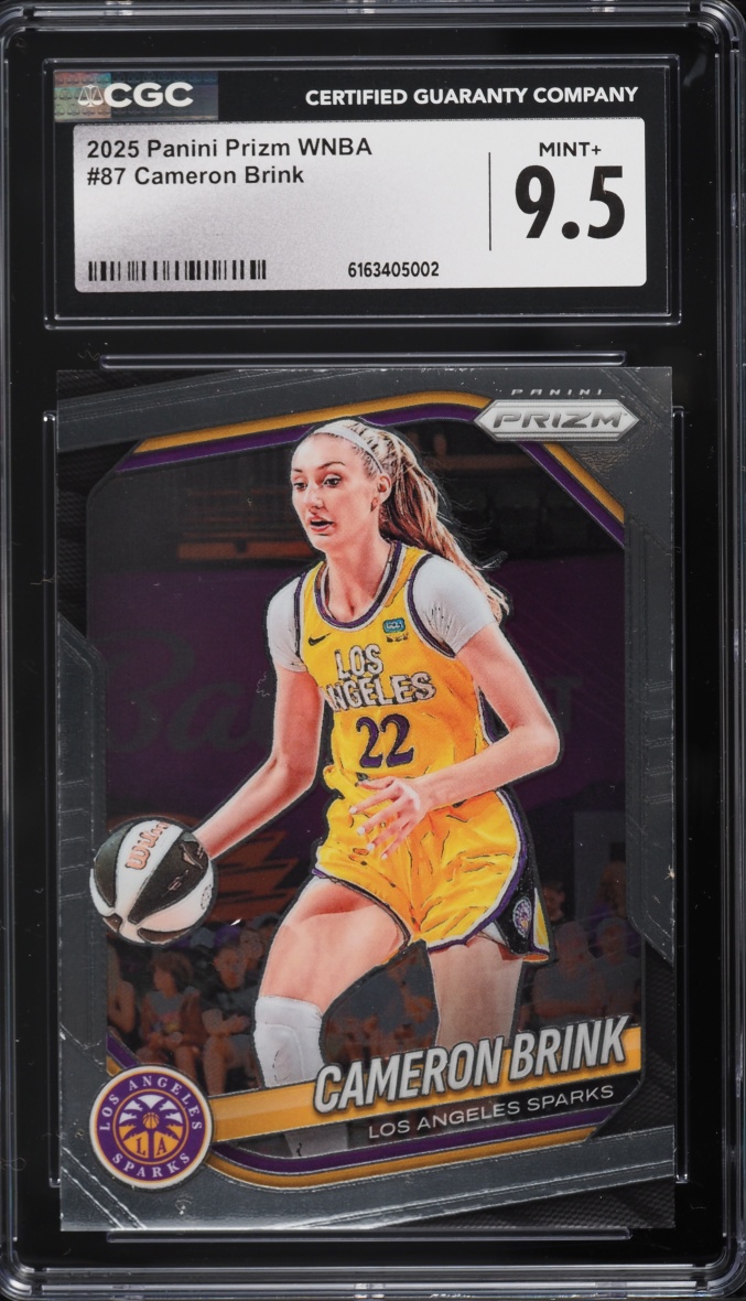 2025 Panini Prizm WNBA Cameron Brink #87 CGC 9.5 MINT+
