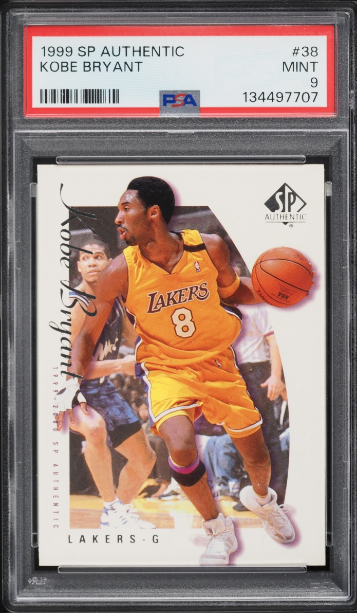 1999 SP Authentic Kobe Bryant #38 PSA 9 MINT