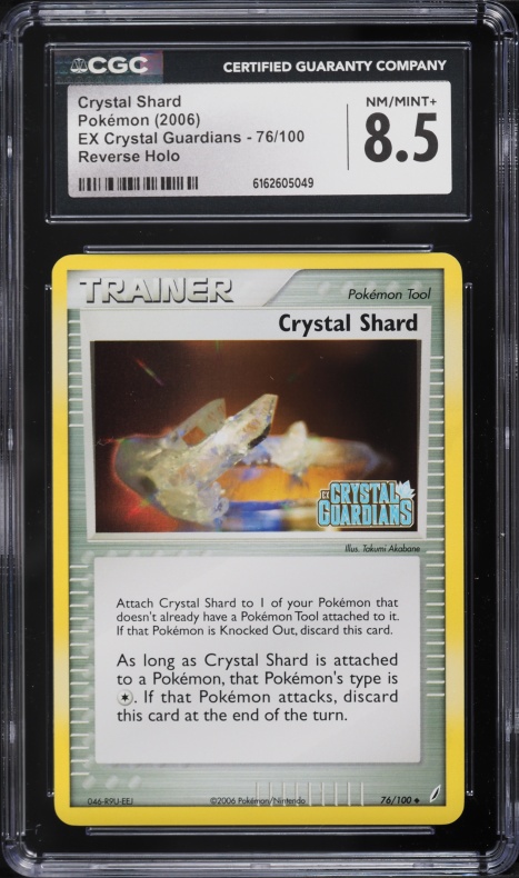2006 Pokemon EX Crystal Guardians Reverse Holo Crystal Shard #76 CGC 8.5 NM-MT+