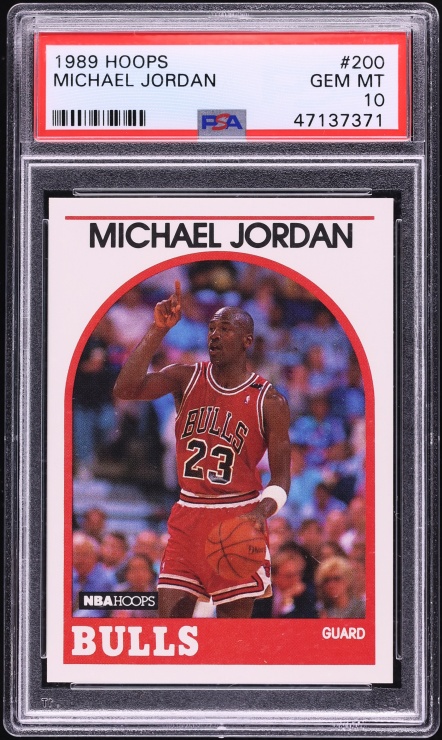 1989 Hoops Michael Jordan #200 PSA 10 GEM MINT