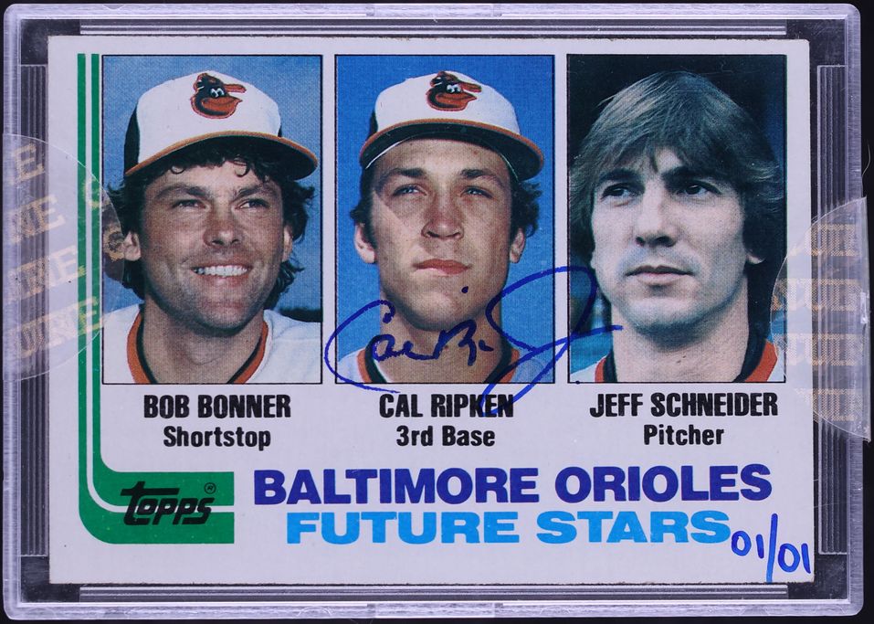2004 Topps Signature Edition Orioles Future Stars Cal Ripken Jr. AUTO 1/1 #21