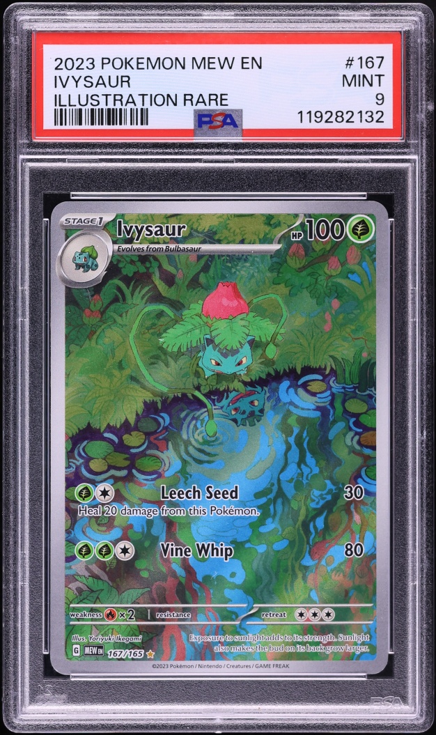 2023 Pokemon Scarlet & Violet 151 IR Ivysaur #167 PSA 9 MINT