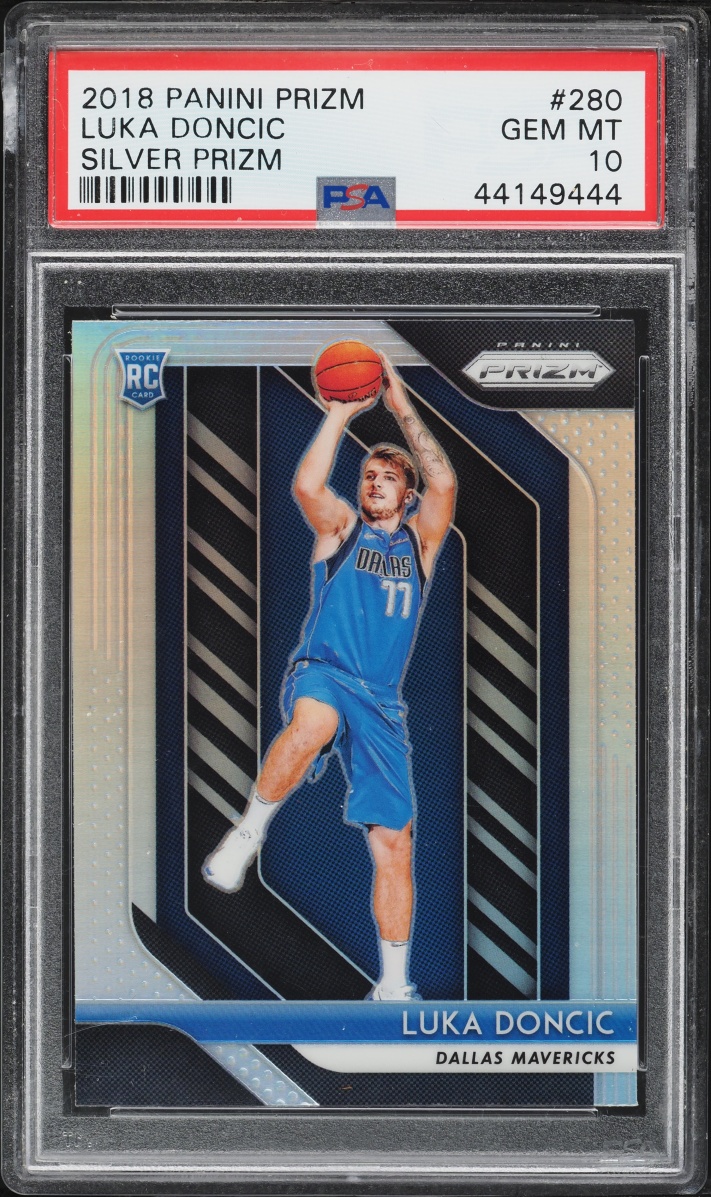 2018 Panini Prizm Silver Luka Doncic ROOKIE #280 PSA 10 GEM MINT