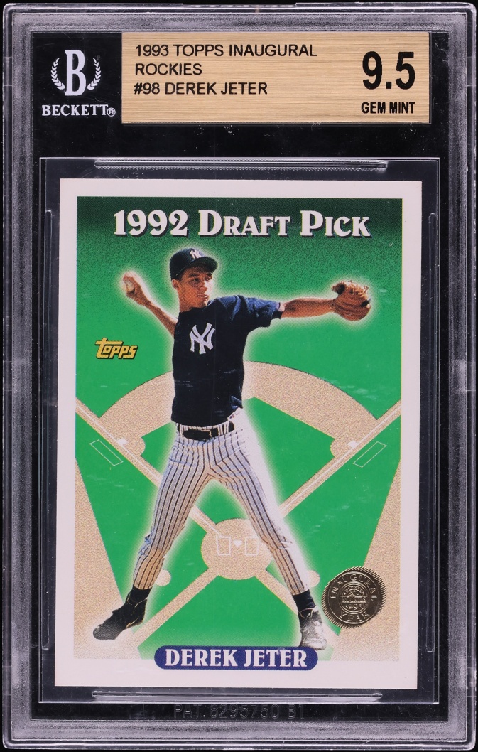1993 Topps Colorado Rockies Inaugural Derek Jeter ROOKIE #98 BGS 9.5 GEM MINT