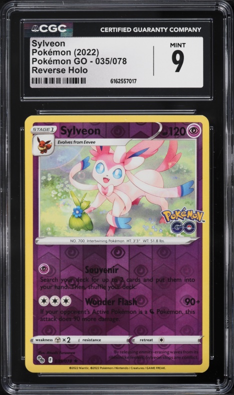 2025 Pokemon Chinese Gem Pack Vol. 2 Prismatic Holo Sylveon #0908 CGC 9  MINT on Fanatics Collect