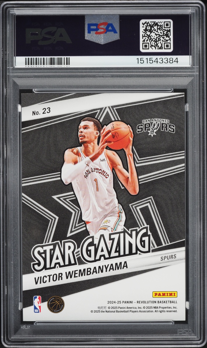 2024 Panini Revolution Star Gazing Victor Wembanyama #23 PSA 10 GEM MINT