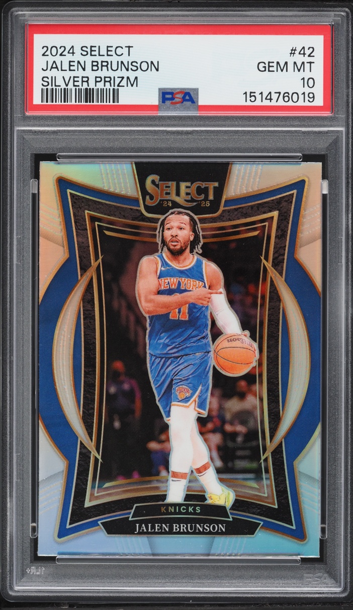 2024 Select Concourse Silver Prizm Jalen Brunson #42 PSA 10 GEM MINT