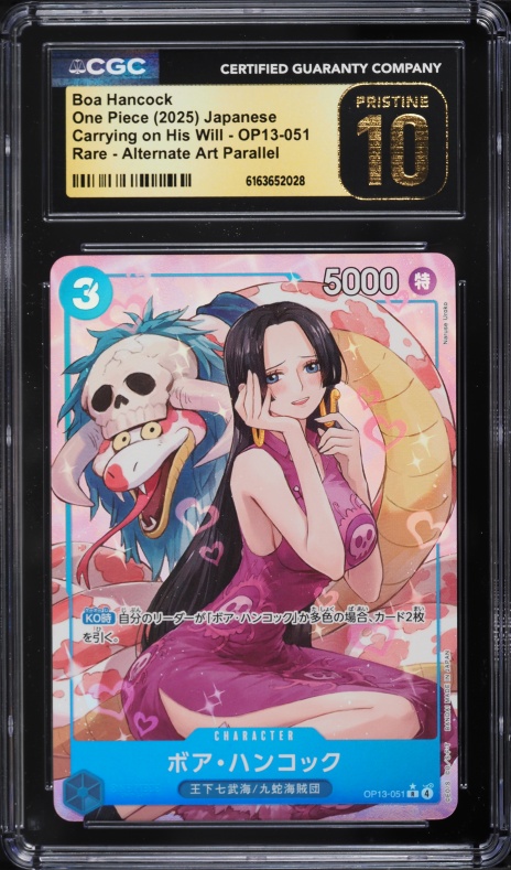 Boa Hancock Rare OP13-051 CGC PRISTINE 10 on Fanatics Collect