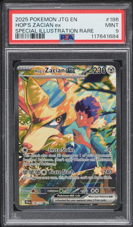 2025 ポケモンカード Zacian ART RARE PSA10 CGC 10 GEM MINT JAPANESE POKEMON 2025 Hop's Zacian ex 128/100