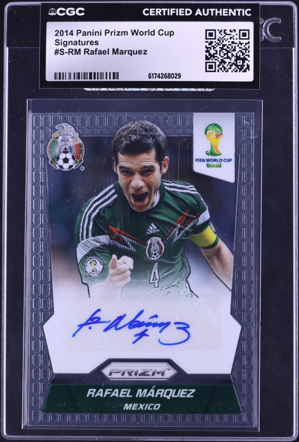 2022 Panini Prizm World Cup Qatar International Ink Rafael Marquez