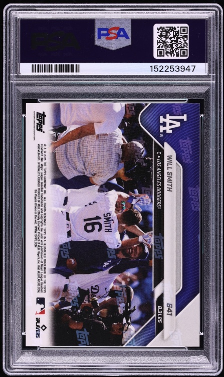 2025 Topps Now Gold Foil Will Smith /50 #641 PSA 8 NM-MT