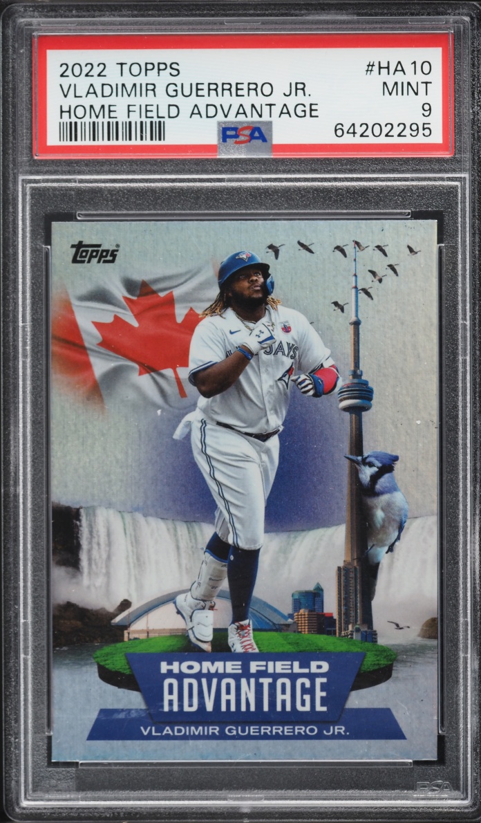 2022 Topps Home Field Advantage Vladimir Guerrero Jr. #HA-10 PSA 9 MINT