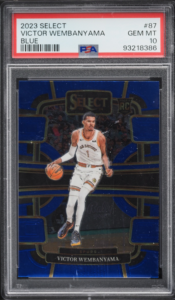 2023 Select Concourse Blue Victor Wembanyama ROOKIE #87 PSA 10 GEM MINT