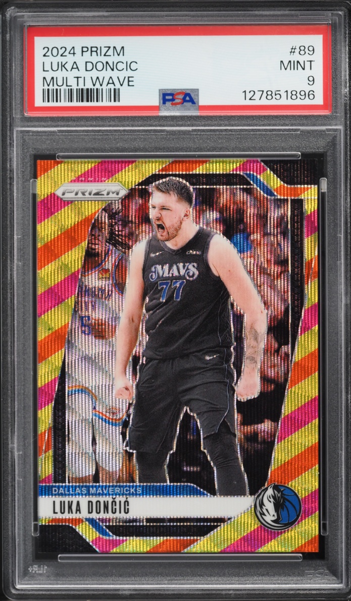 2024 Panini Prizm Multi Wave Luka Doncic /88 #89 PSA 9 MINT
