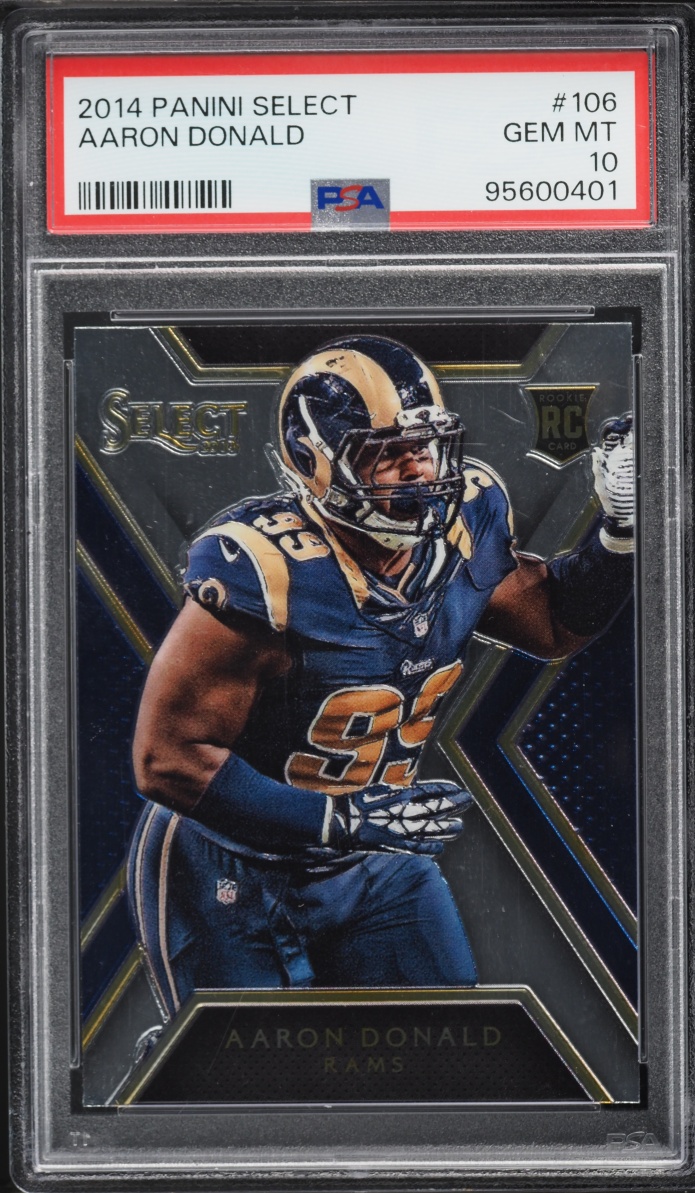 2014 Select Football Aaron Donald ROOKIE #106 PSA 10 GEM MINT