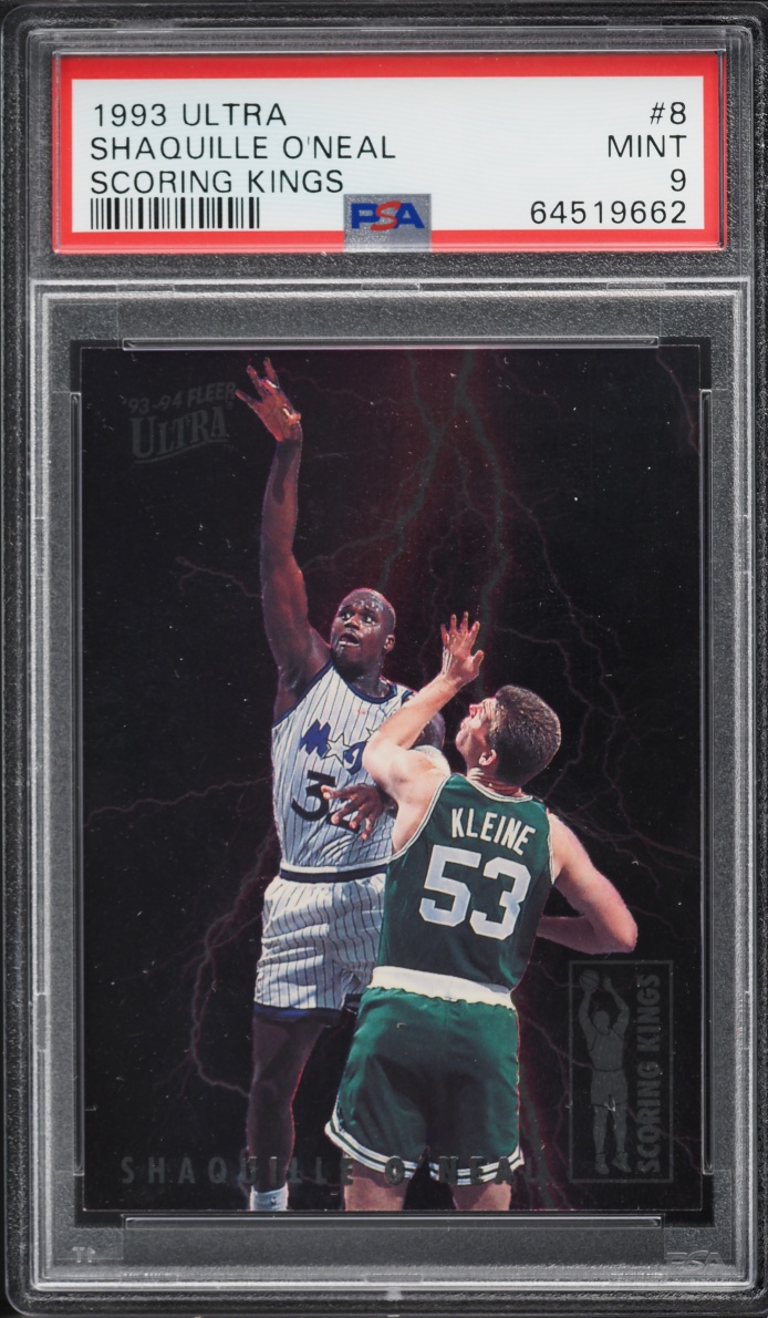 1993 Ultra Scoring Kings Shaquille O'Neal #8 PSA 9 MINT