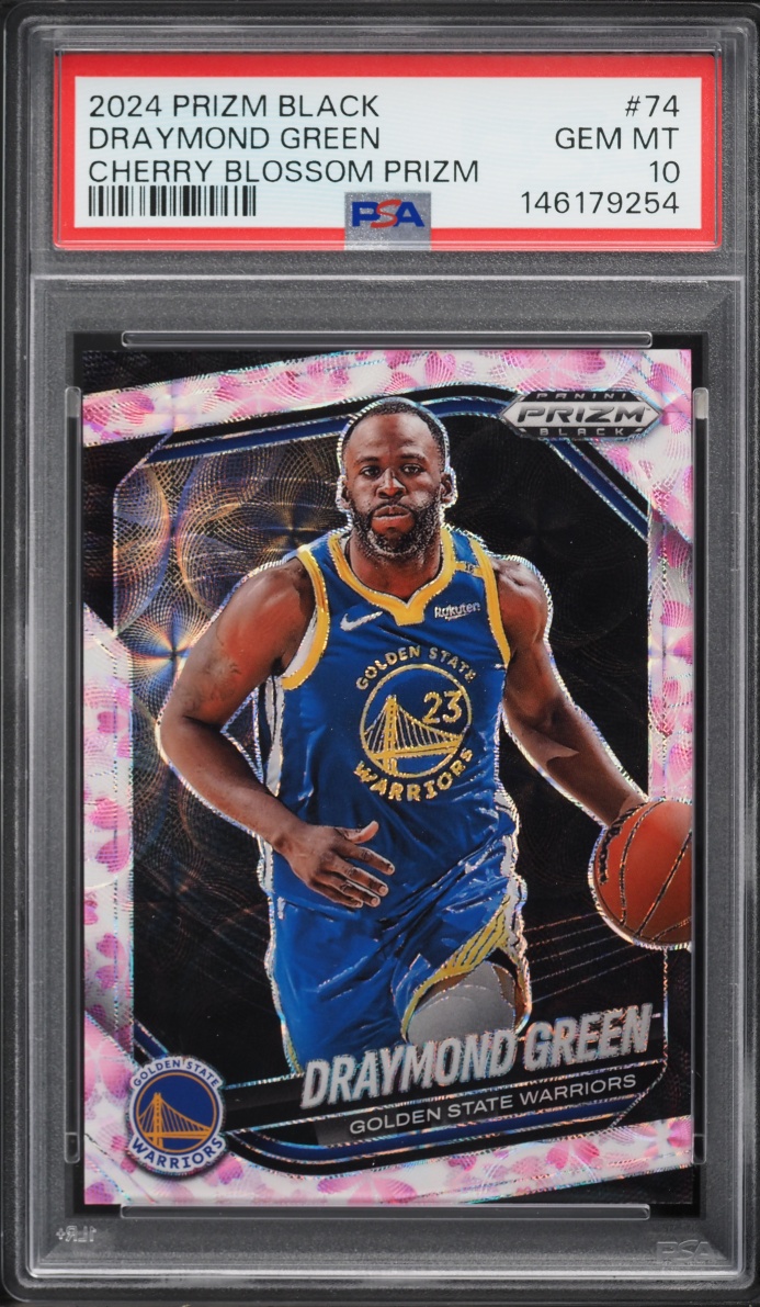2024 Panini Prizm Black Cherry Blossom Draymond Green /20 #74 PSA 10 GEM MINT
