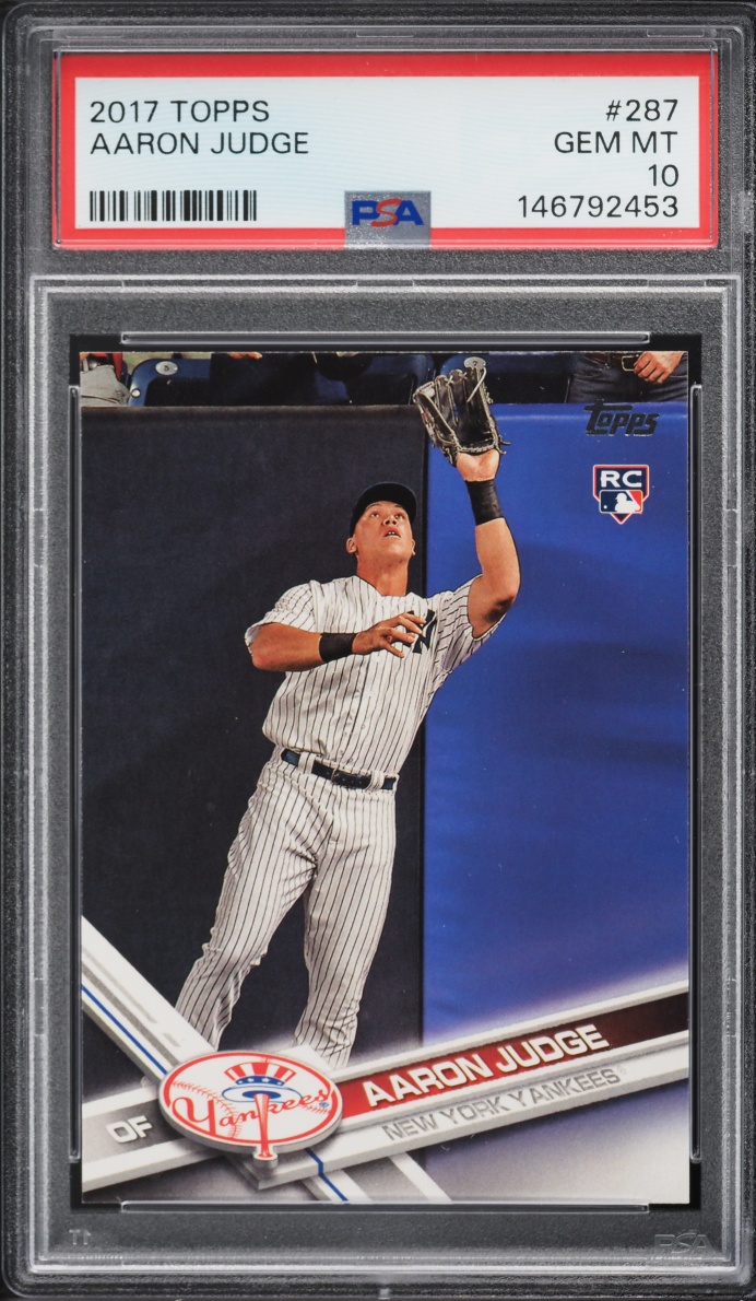 2017 Topps Aaron Judge ROOKIE #287 PSA 10 GEM MINT