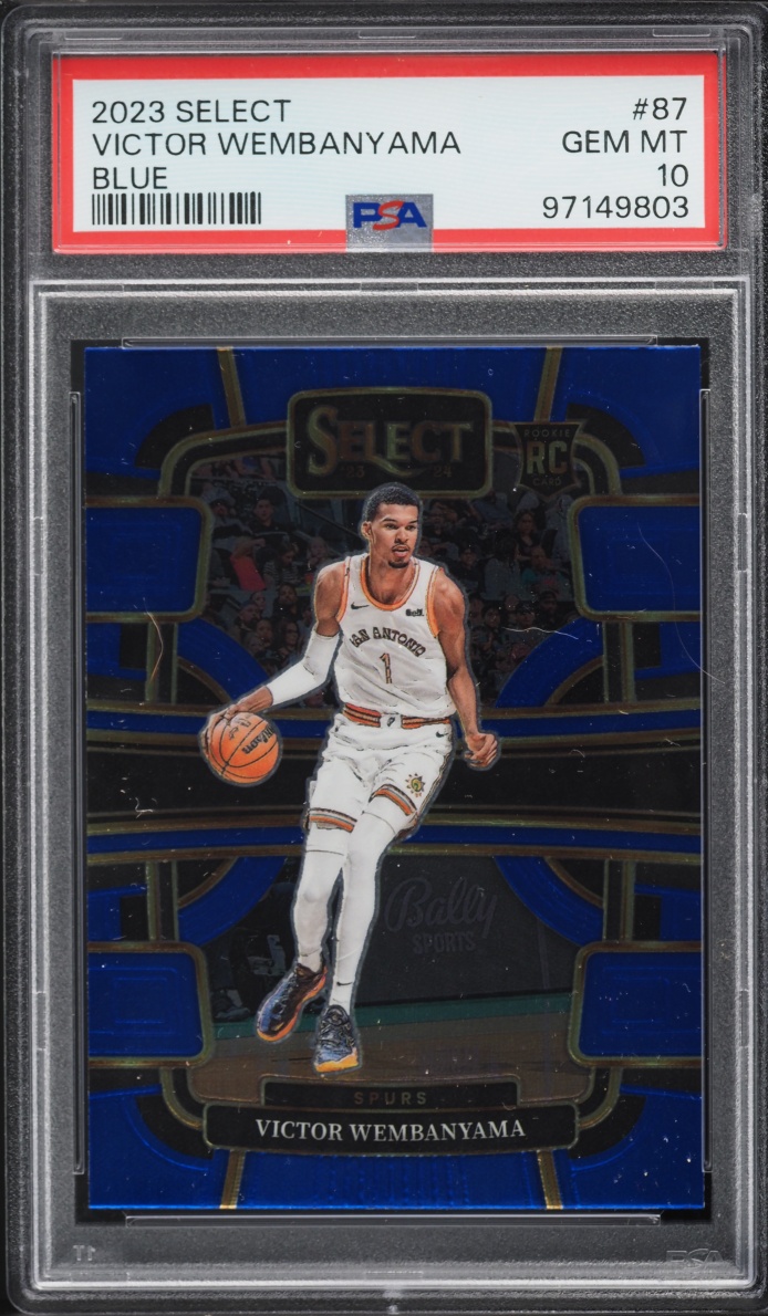 2023 Select Concourse Blue Victor Wembanyama ROOKIE #87 PSA 10 GEM MINT