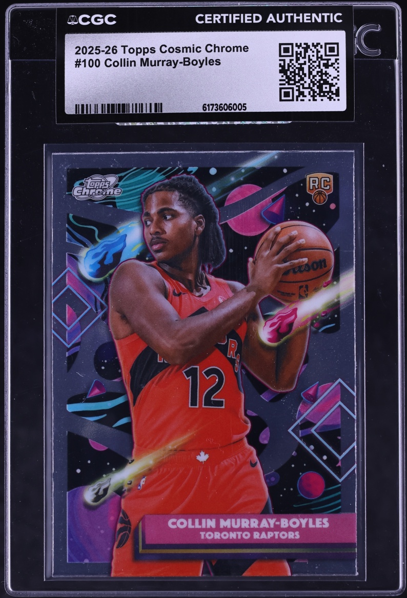 2025 Topps Chrome Cosmic Collin Murray-Boyles ROOKIE #100 CGC AUTH