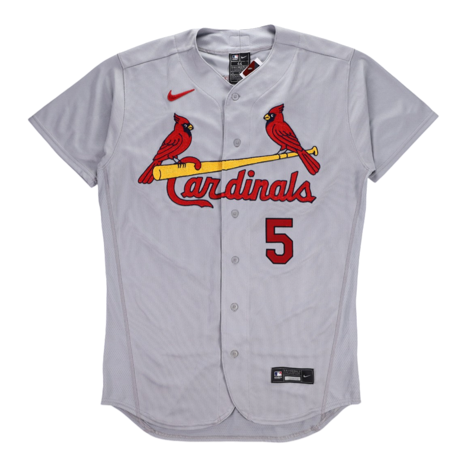 Albert Pujols Signed St. Louis Cardinals Original Artwork Jersey 1/1 - Fanatics AUTH