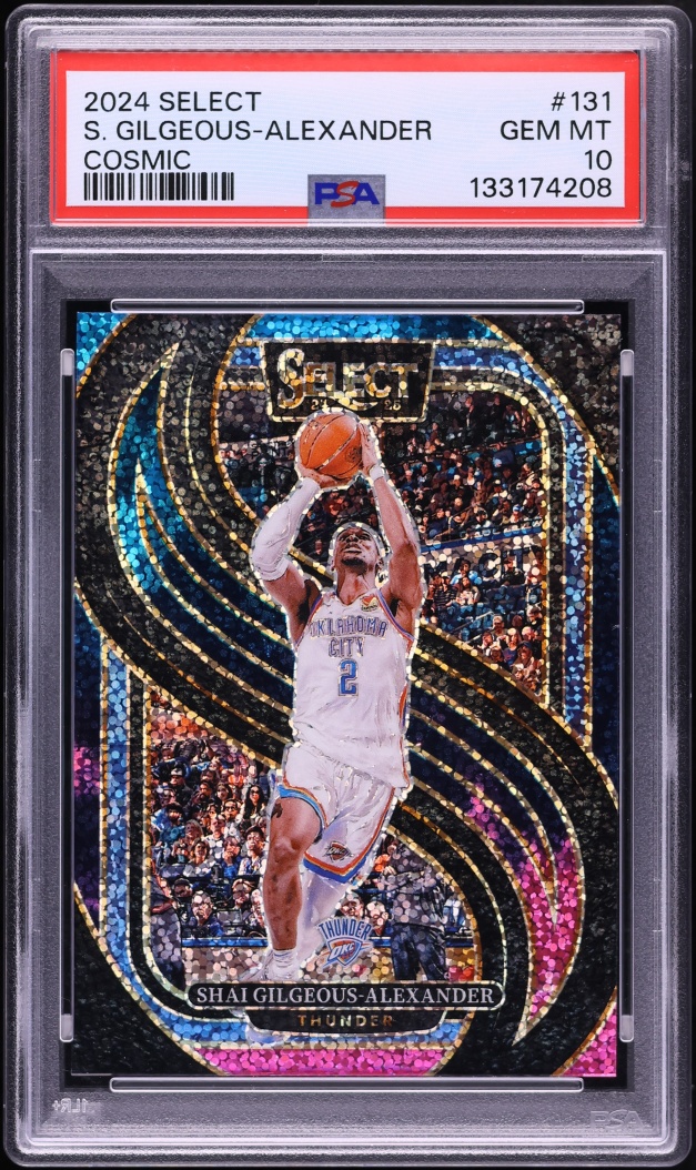 2024 Select Premier Level Cosmic Shai Gilgeous-Alexander #131 PSA 10 GEM MINT