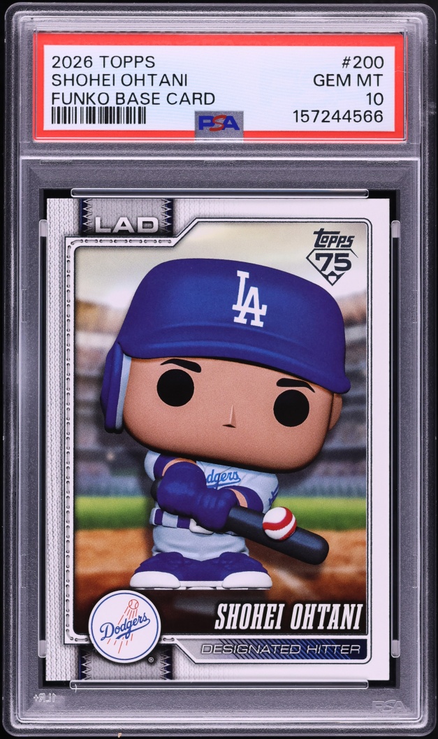 2026 Topps Funko Base Card Shohei Ohtani #200 PSA 10 GEM MINT