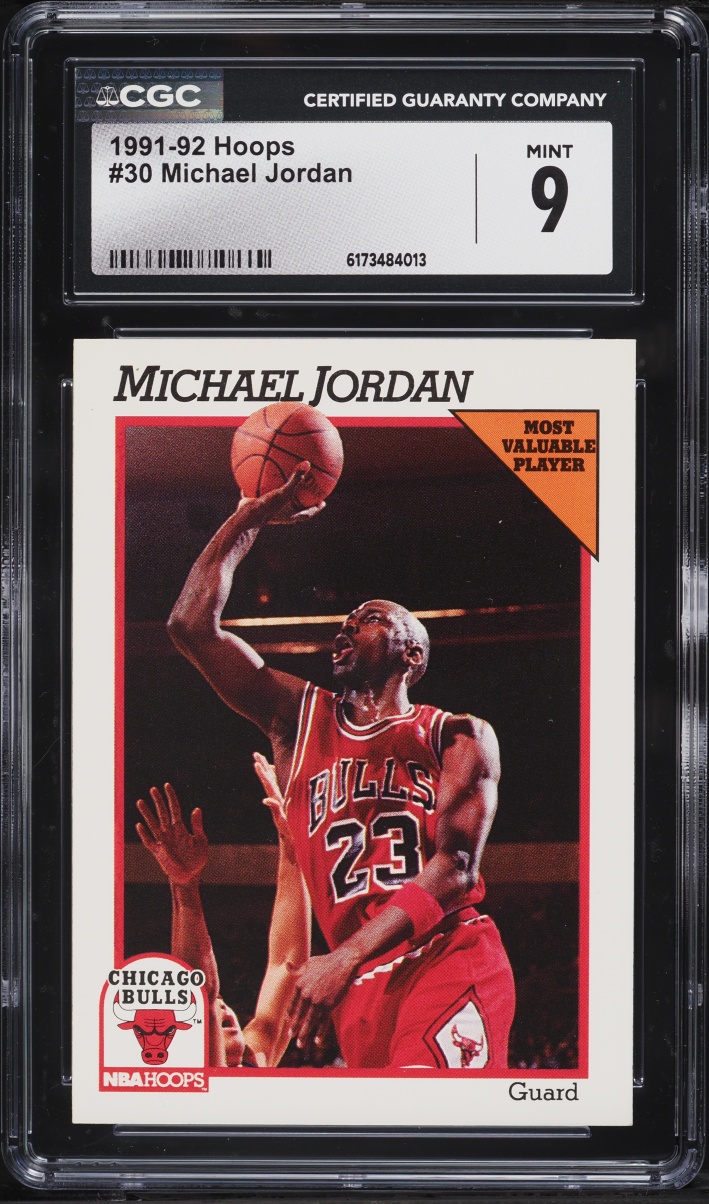 1991 Hoops Michael Jordan #30 CGC 9 MINT