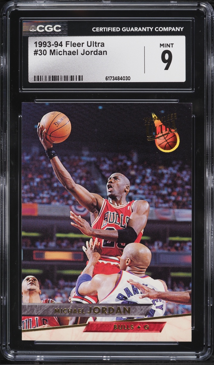 1993 Ultra Basketball Michael Jordan #30 CGC 9 MINT