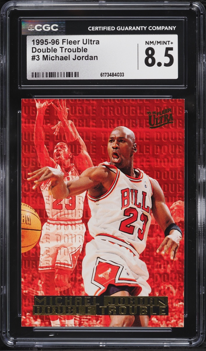 1995 Ultra Double Trouble Michael Jordan #3 CGC 8.5 NM-MT+