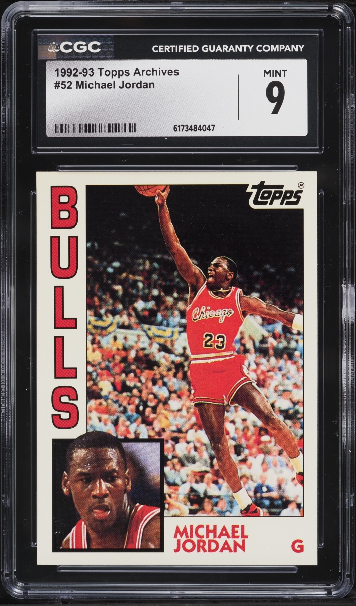 1992 Topps Archives Michael Jordan #52 CGC 9 MINT