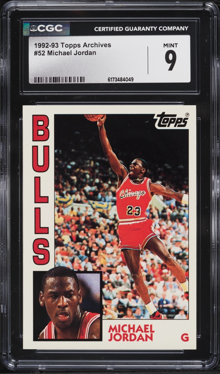 1992 Topps Archives Michael Jordan #52 CGC 9 MINT