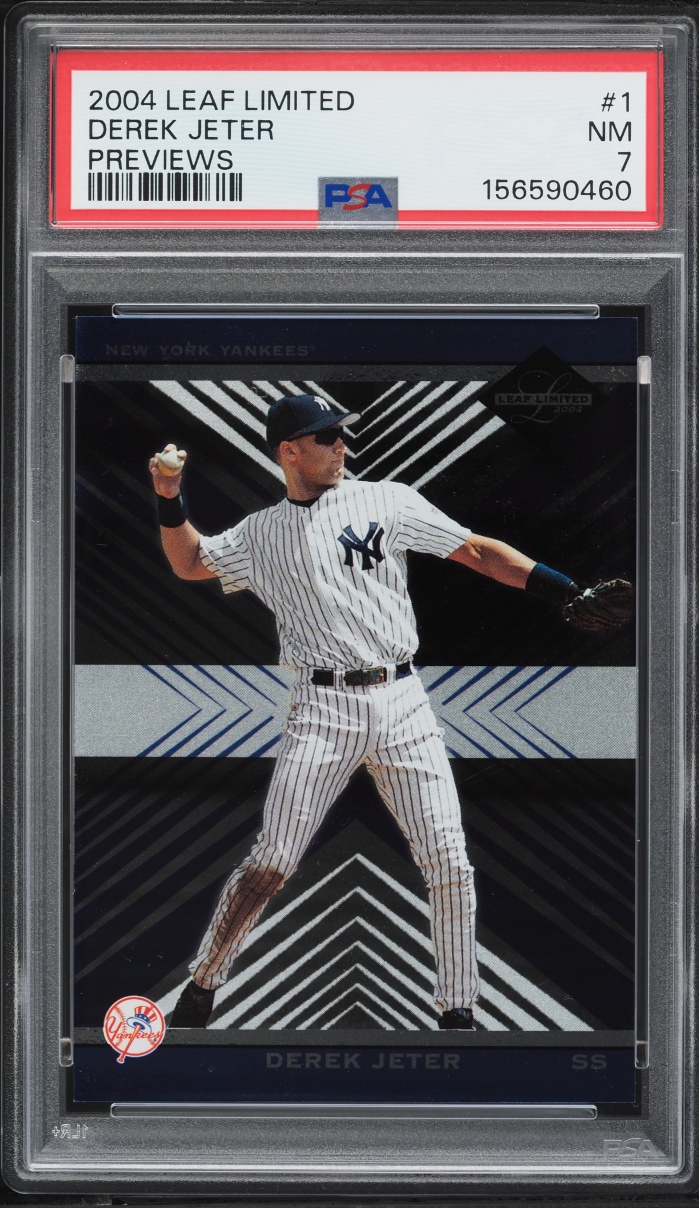 2004 Leaf Limited Previews Derek Jeter /999 #1 PSA 7 NRMT