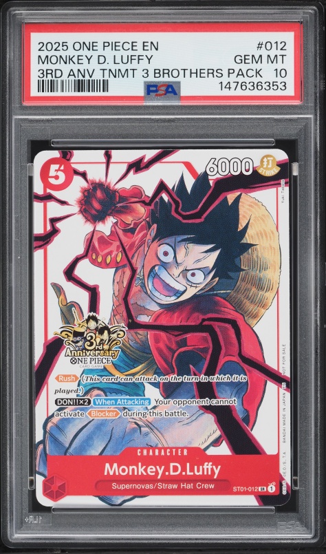2025 One Piece Promo Bandai Card Games Fest '25-26 Monkey D. Luffy