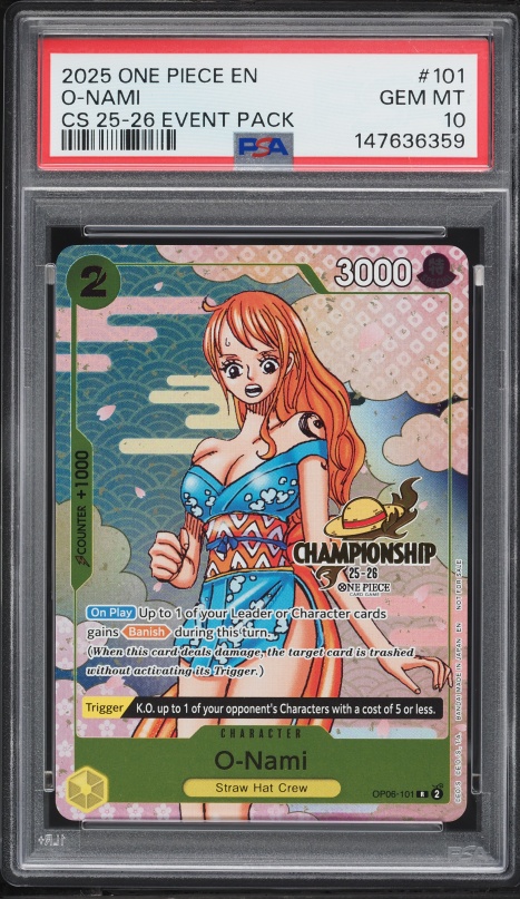 2025 One Piece Premium Best Selection Vol. 4 Alt Art Nami #OP09