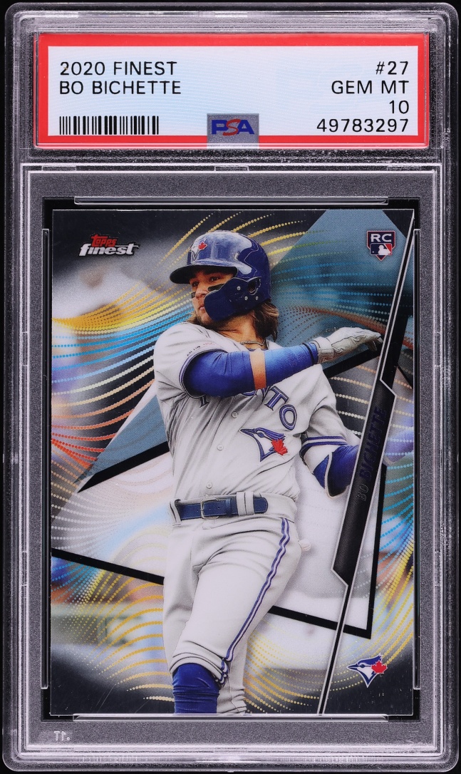 2020 Finest Bo Bichette ROOKIE #27 PSA 10 GEM MINT