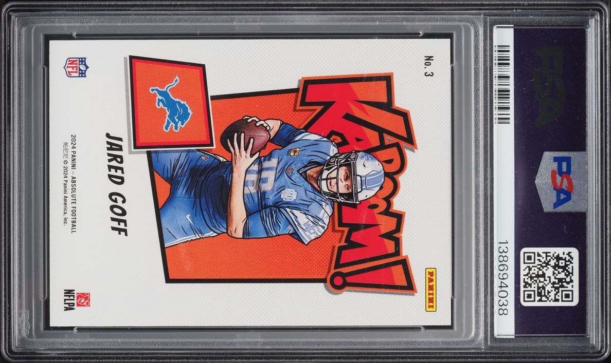 2024 Absolute Kaboom! Horizontal Jared Goff #3 PSA 9 MINT