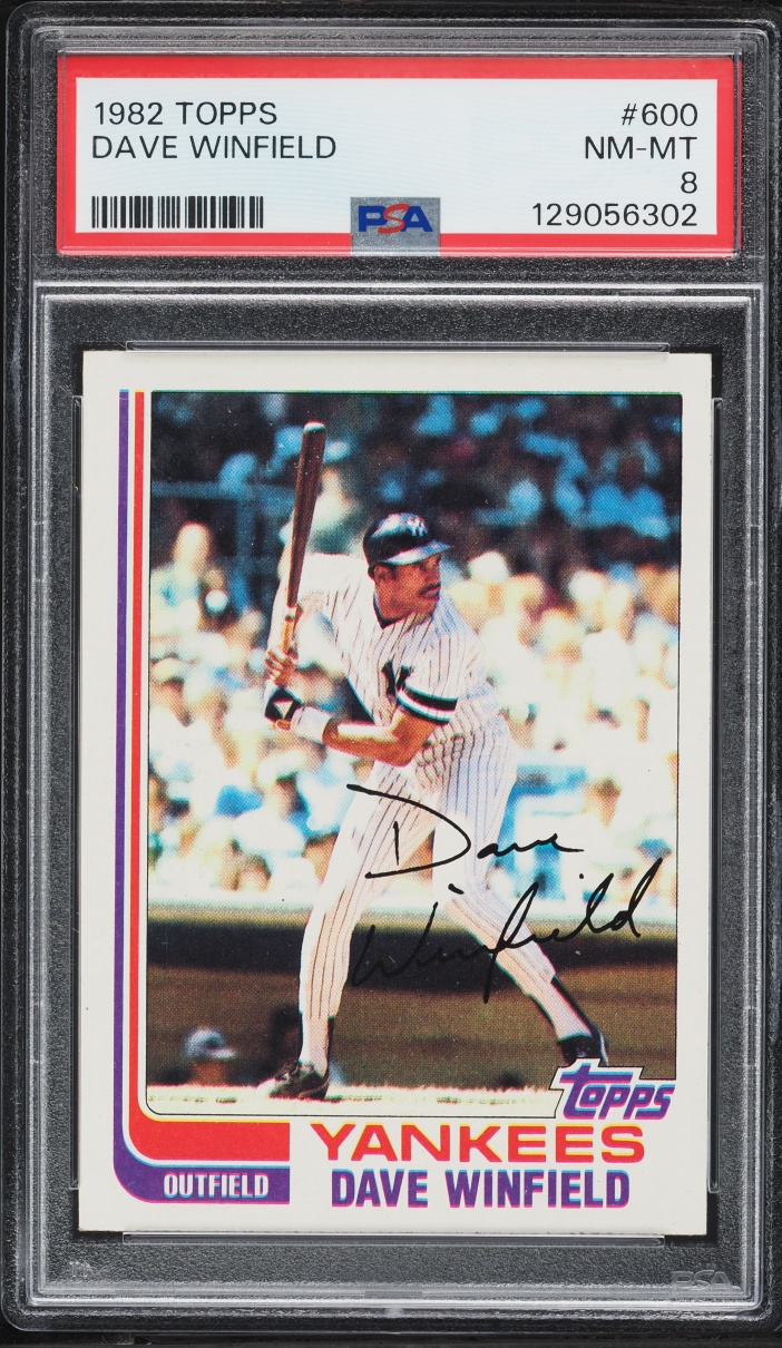 1982 Topps Dave Winfield #600 PSA 8 NM-MT