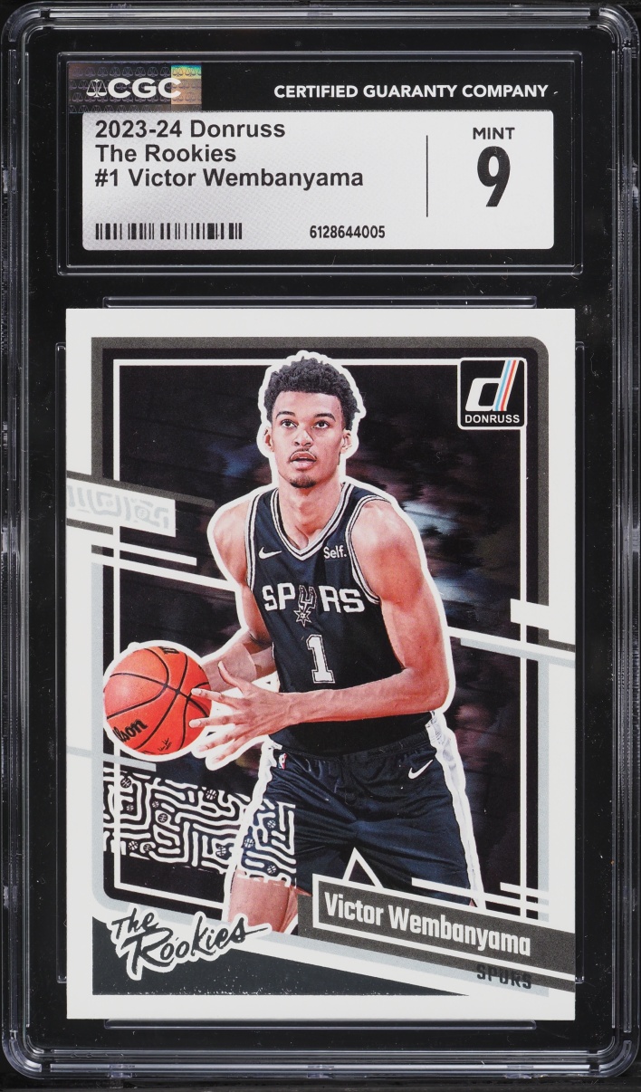 2023 Donruss The Rookies Victor Wembanyama ROOKIE #1 CGC 9 MINT