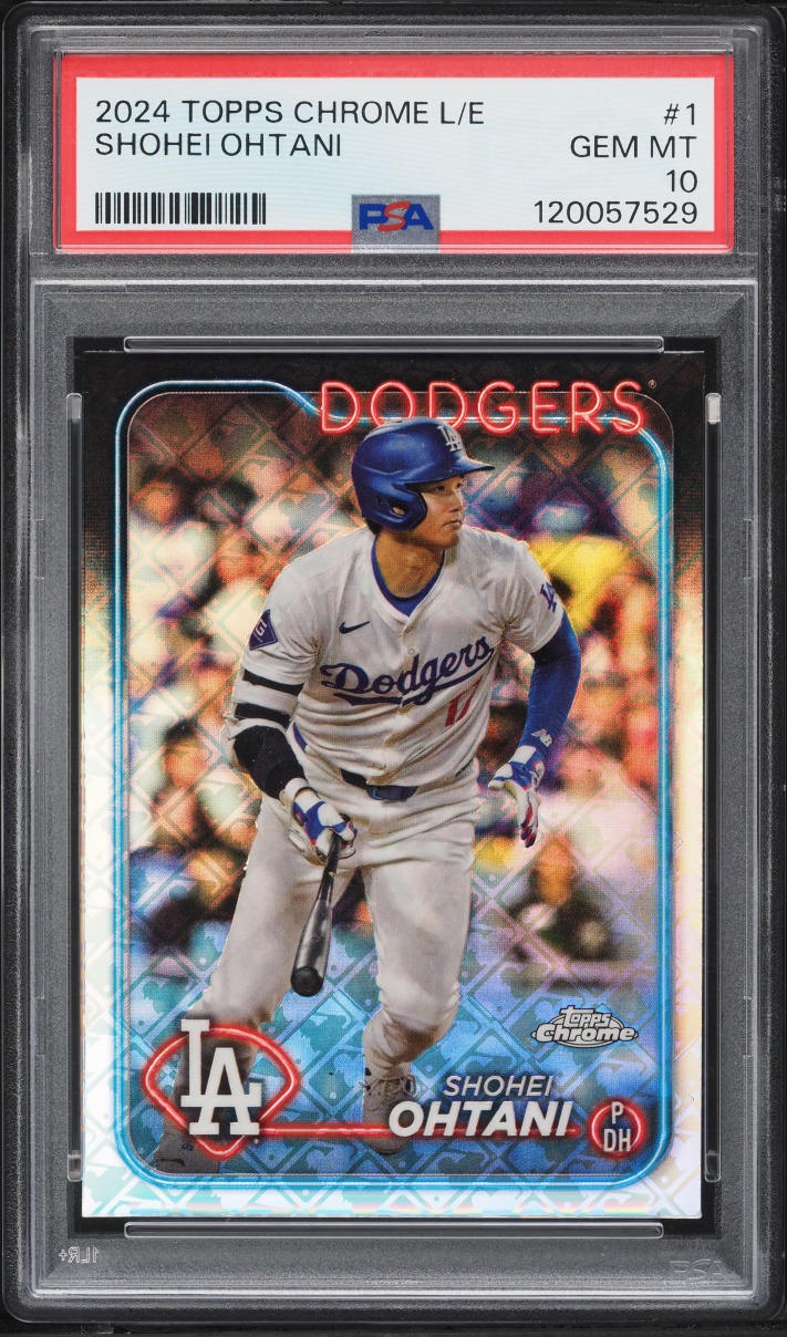 2024 Topps Chrome Logofractor Edition Shohei Ohtani #1 PSA 10 GEM MINT