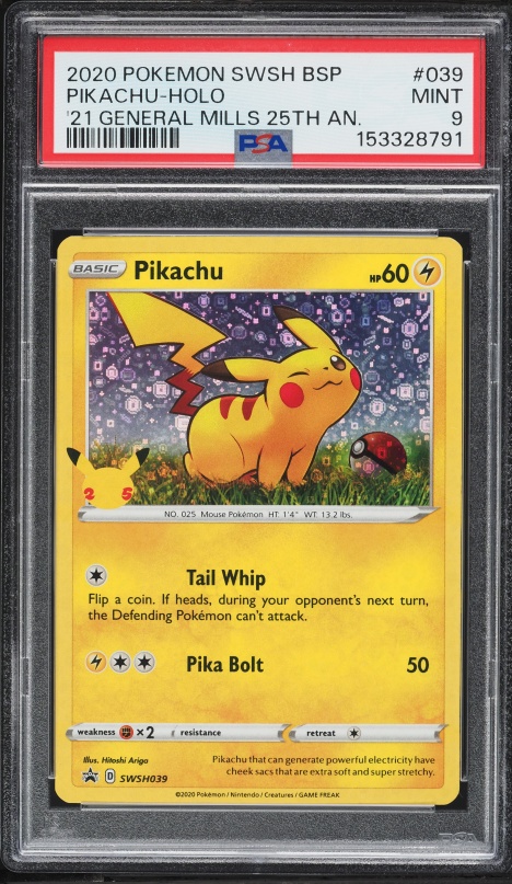 2020 Pokemon Japanese Sword & Shield Promo Pikapika! Holo Pikachu