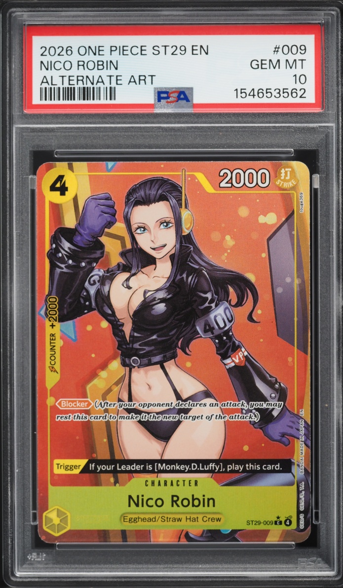 2026 One Piece Starter Deck Egghead Alt Art Nico Robin #009 PSA 10 GEM MINT