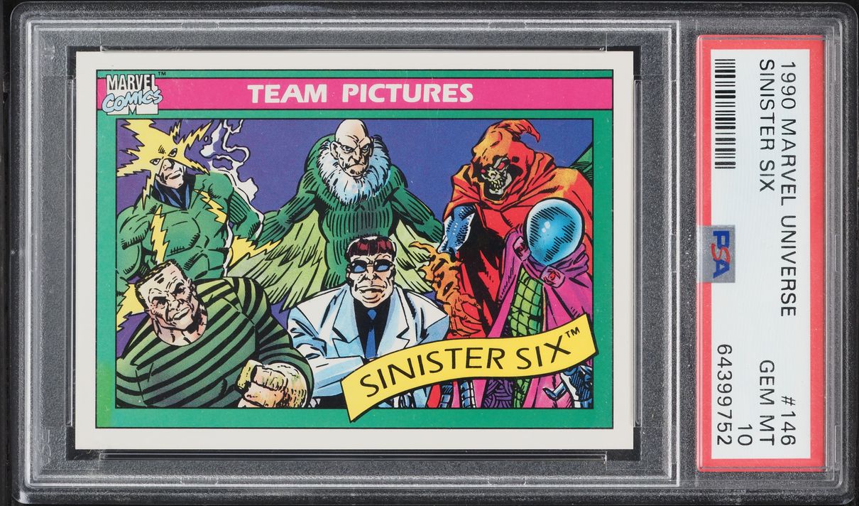 1990 Impel Marvel Universe Sinister Six #146 PSA 10 GEM MINT